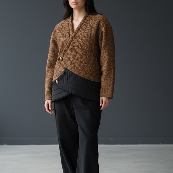 Vintage Quilted Avant Garde Jacket - Picture 2 of 11